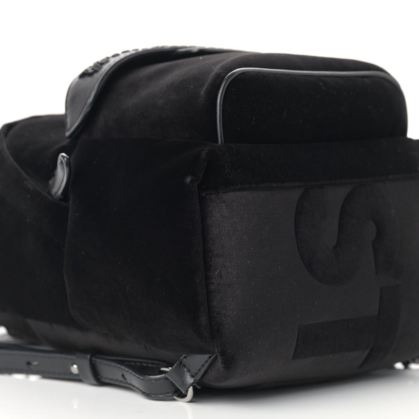 Velvet Mini Falabella GO Backpack Black