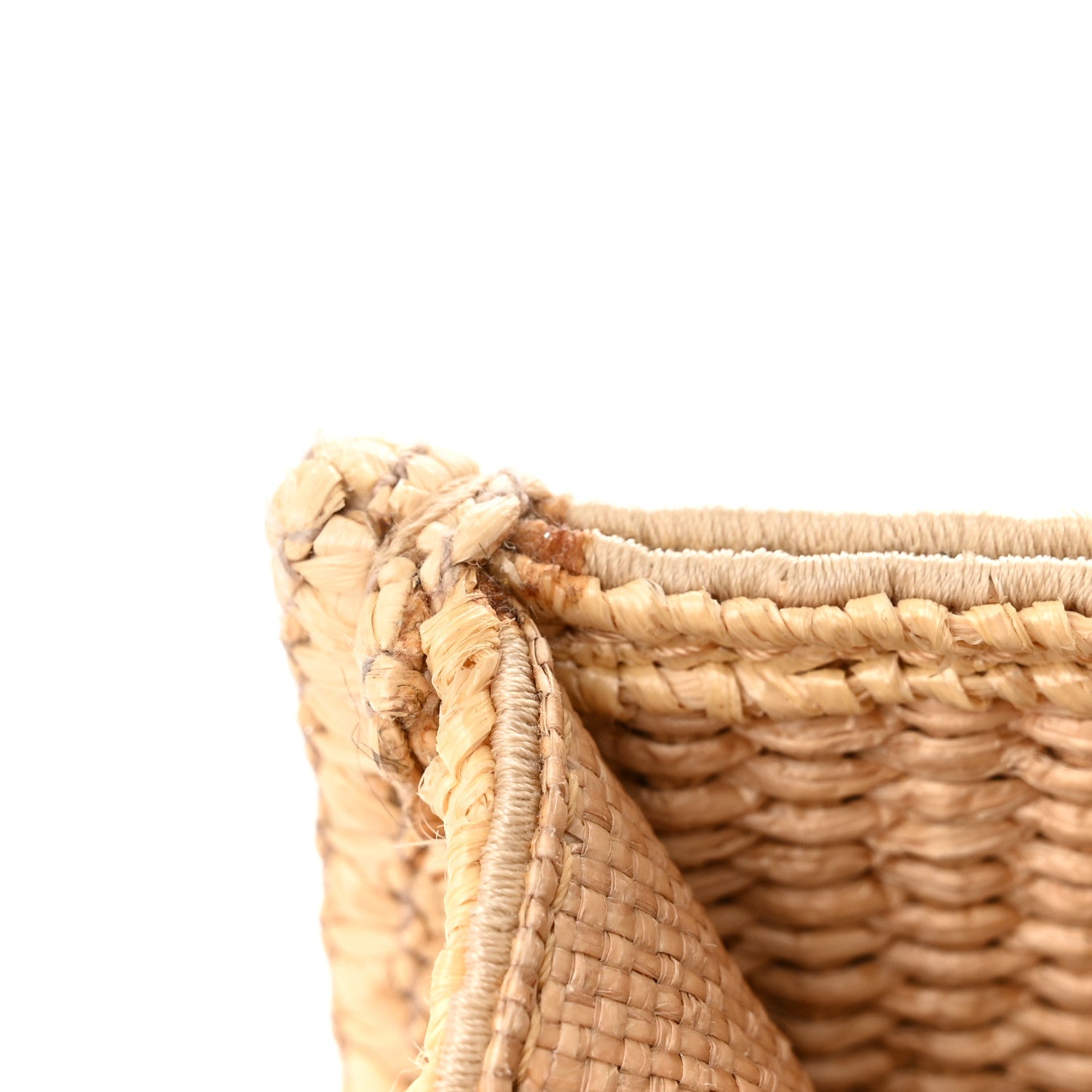 Fendi Straw Vitello King Plexiglass Woven Medium Fendi Sunshine Shopper Tote Natural Black 11 of 11