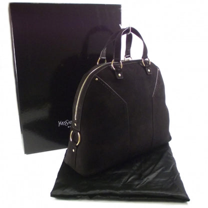Saint Laurent Suede Large Muse Brown 3 of 12