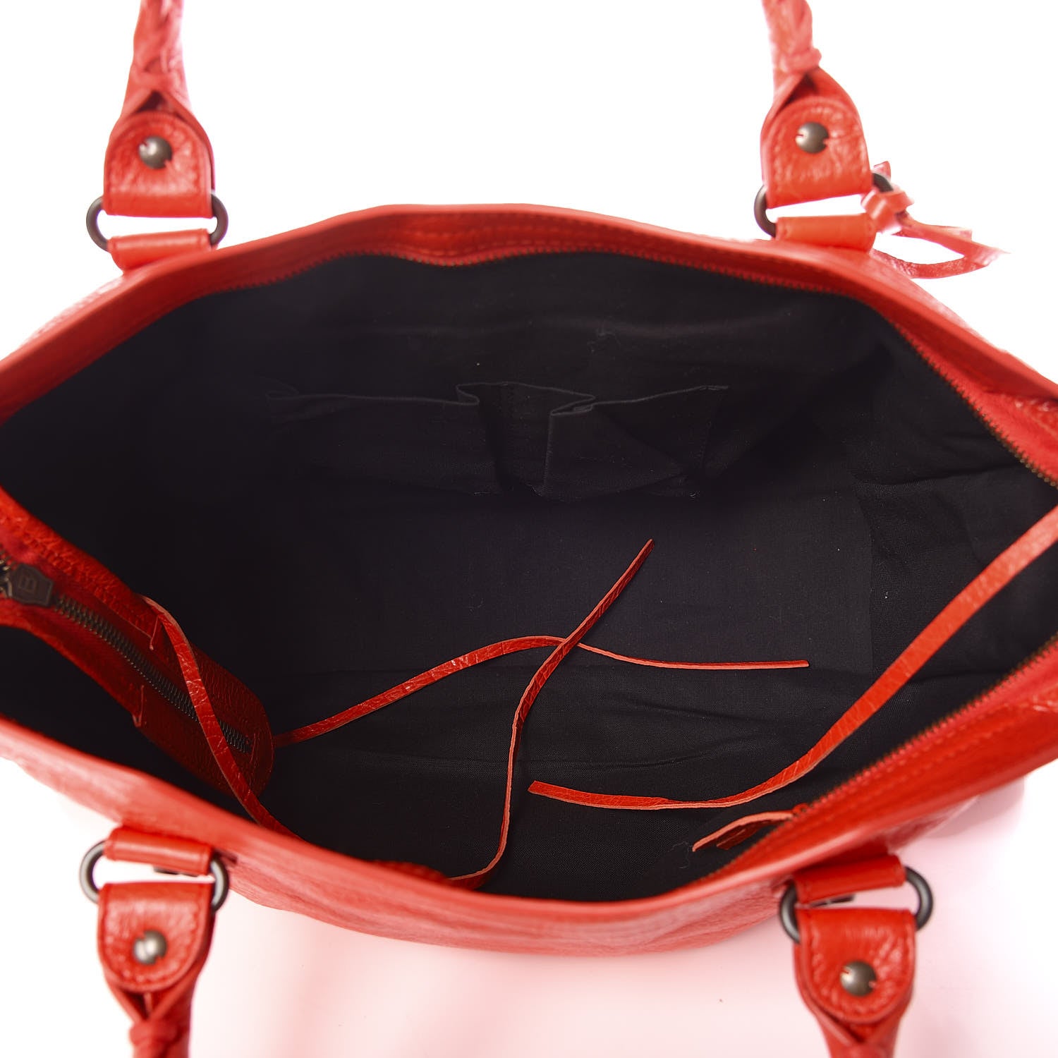 Balenciaga Agneau Classic Hardware City Rouge Coquelicot Rouge Braise 6 of 10