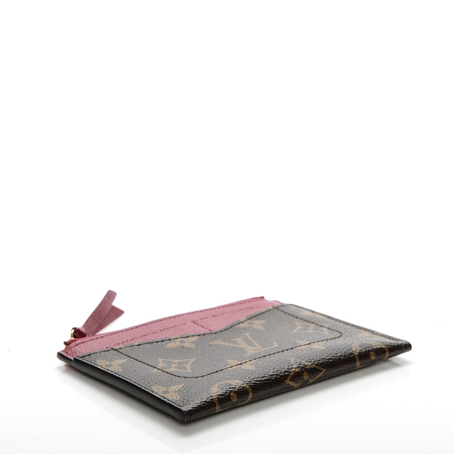 Monogram Zipped Card Holder