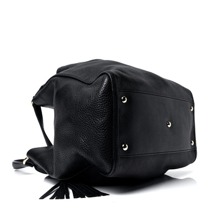 Gucci Pebbled Calfskin Medium Soho Shoulder Bag Black 3 of 5