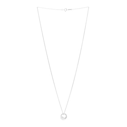 Tiffany Sterling Silver 12mm Elsa Peretti Eternal Circle Pendant Necklace 3 of 7