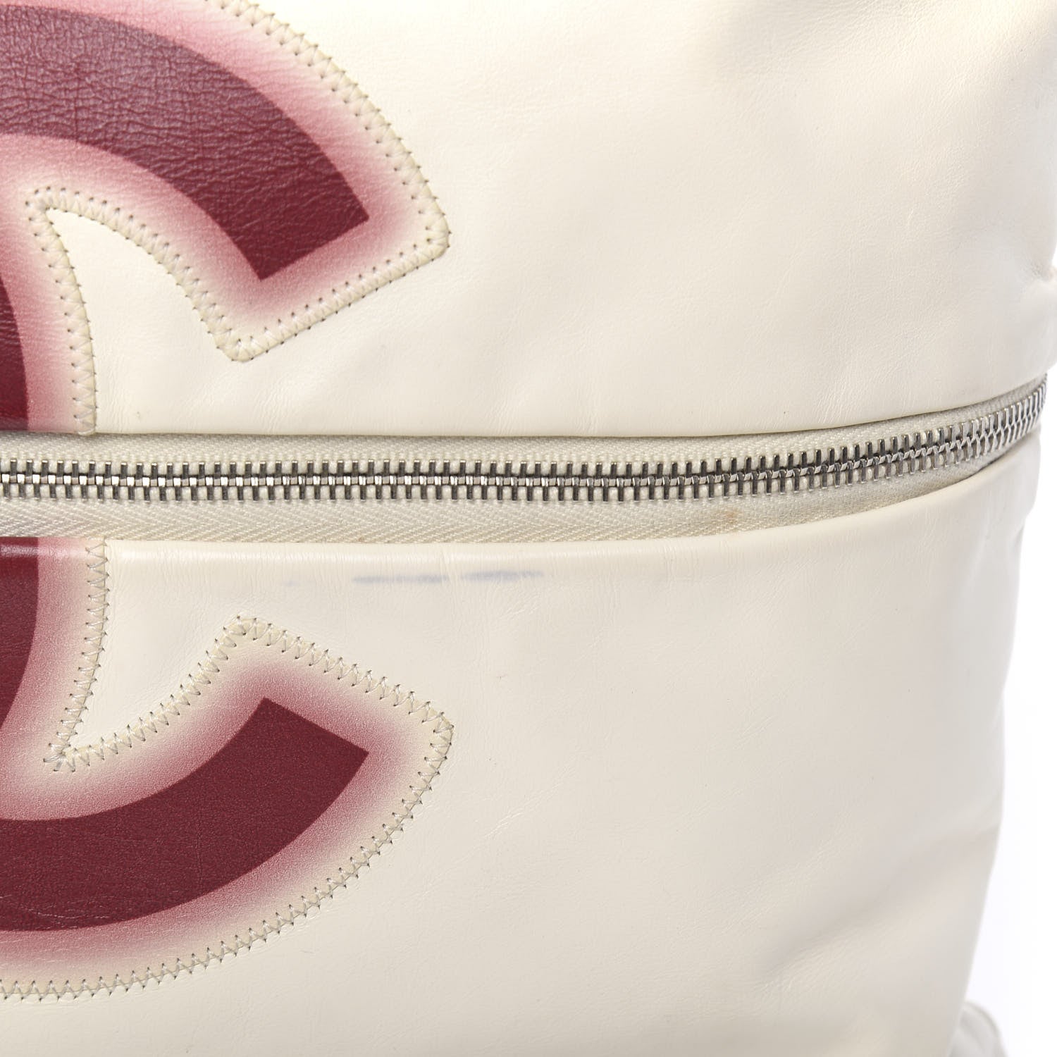 Chanel Calfskin Large Expandable Paris London Tote Bag White 10 of 17