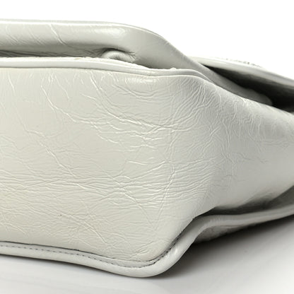 Saint Laurent Crinkled Calfskin Matelasse Monogram Medium Niki Chain Satchel Dirty White 10 of 10