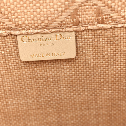 Christian Dior Raffia Cannage Large Book Tote Natural 6 of 12