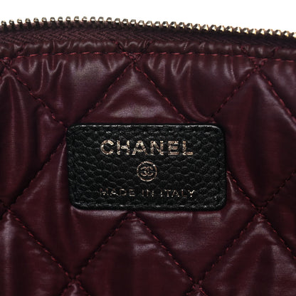 Chanel Caviar Quilted Large Cosmetic Case Black 6 of 11
