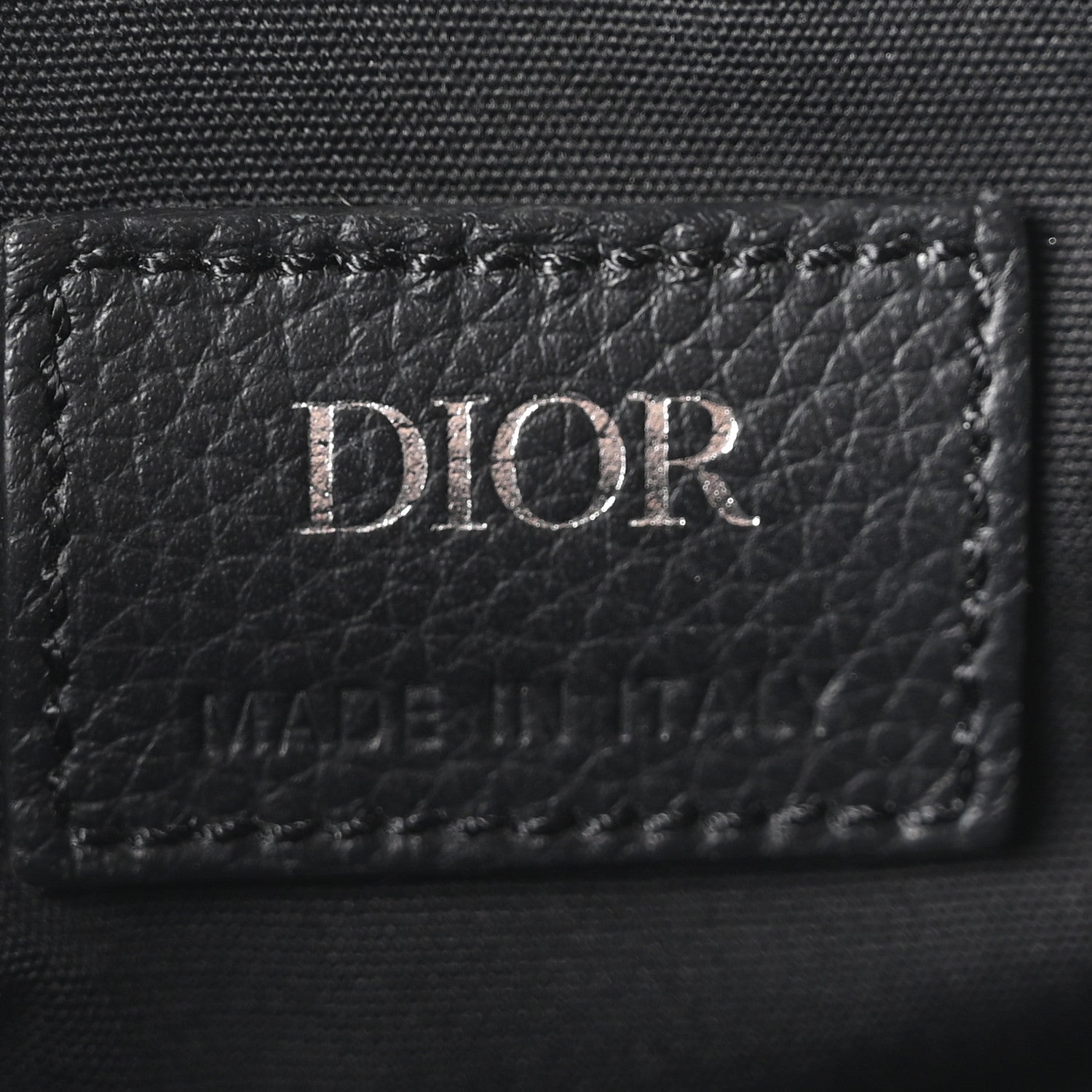 Christian Dior Oblique Mens Mini Saddle Bag Blue 5 of 9