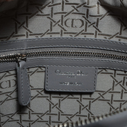 Christian Dior Lambskin Cannage Large Lady Dior Grey 7 of 12