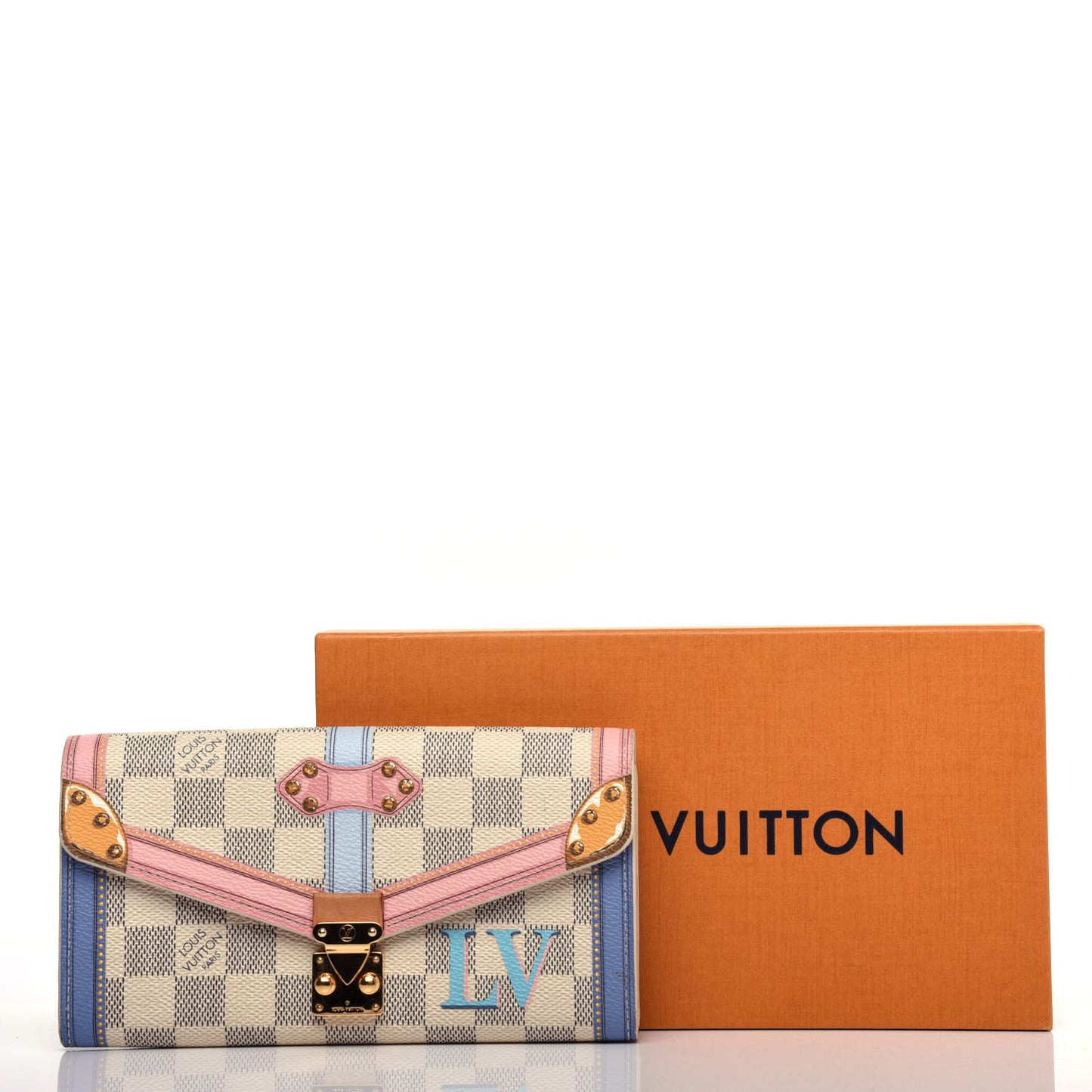 Damier Azur Summer Trunks Sarah Wallet NM