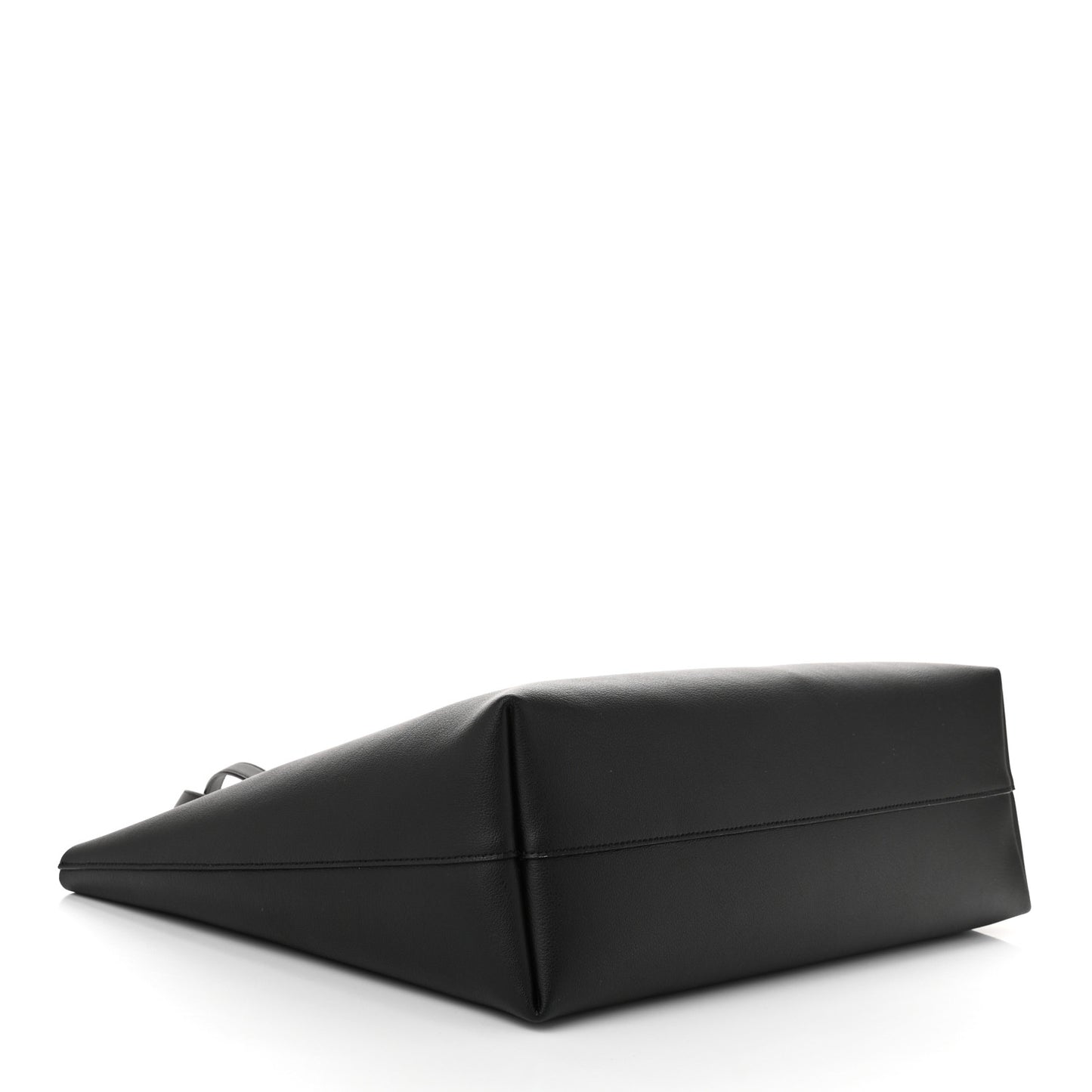 Calfskin Large Shopping Tote Black
