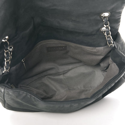 Chanel Iridescent Calfskin Glint Flap Grey 6 of 10
