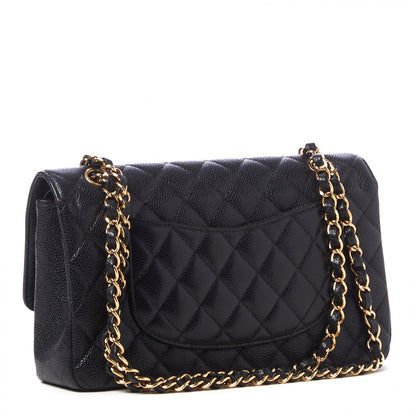 Chanel Caviar Quilted Medium Double Flap Black 2 of 11