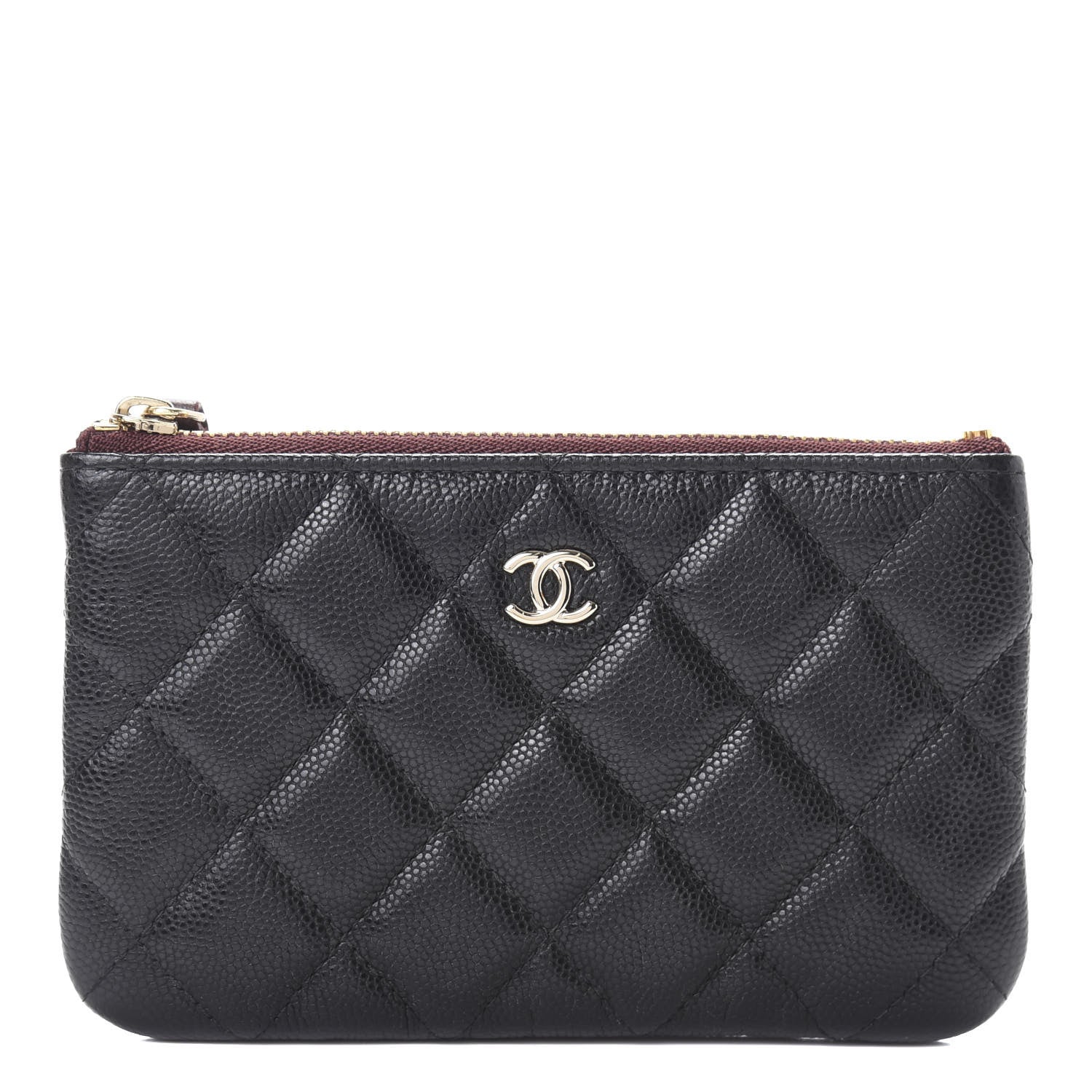 Chanel Caviar Quilted Small Cosmetic Case Black 1 of 8
