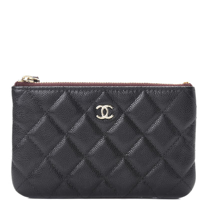 Chanel Caviar Quilted Small Cosmetic Case Black 1 of 8