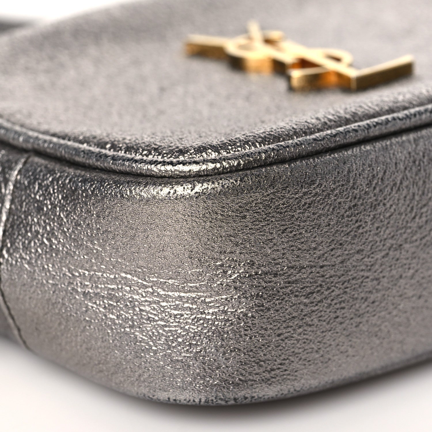Saint Laurent Lame Nappa Star 3D Monogram Blogger Bag Silver 7 of 10