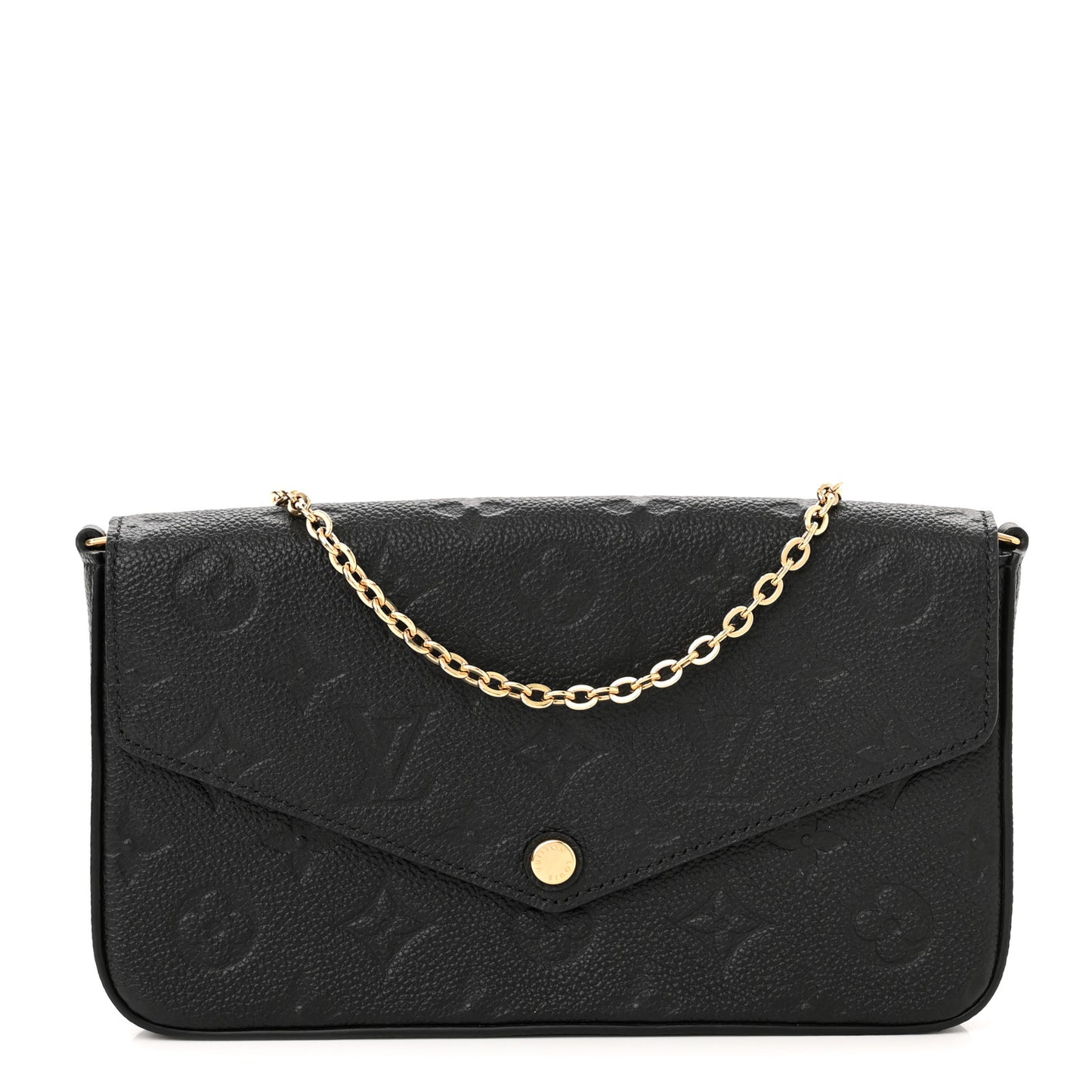 Empreinte Pochette Felicie Chain Wallet Black