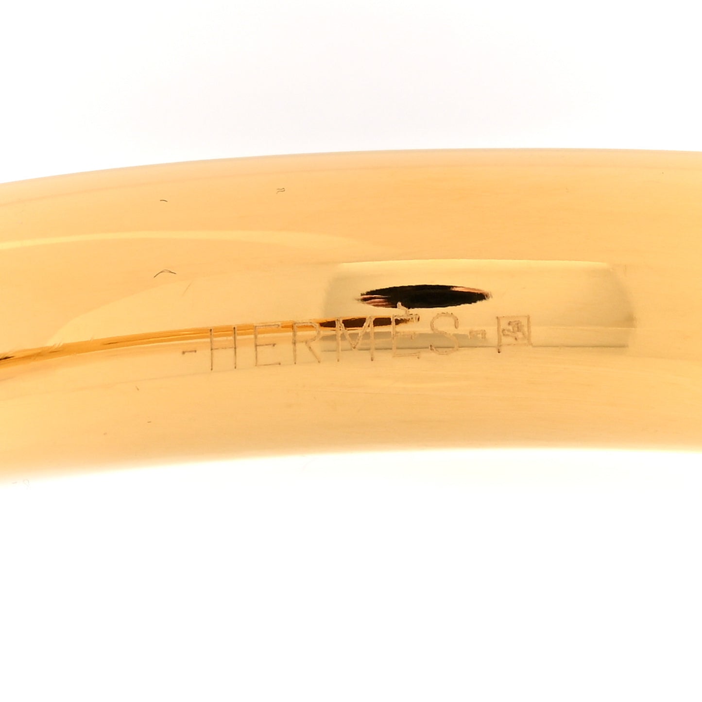 Tadelakt Kyoto Cuff Bracelet M Gold