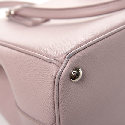 Prada Saffiano Small Galleria Double Zip Tote Mughetto 9 of 12