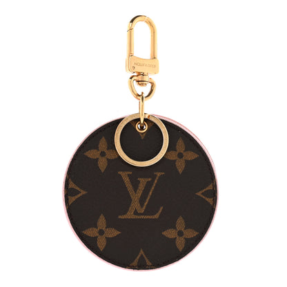 Louis Vuitton Monogram LV Mirror Bag Charm Key Holder Rose Ballerine 1 of 5