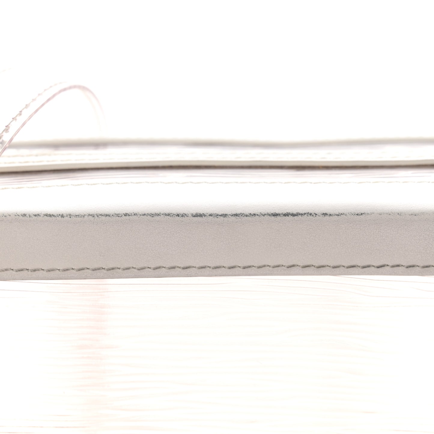Calfskin PVC Epi Plage Soft Trunk Optic White