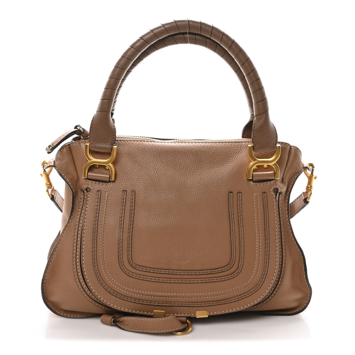 Chloe Calfskin Medium Marcie Satchel Nut 1 of 9