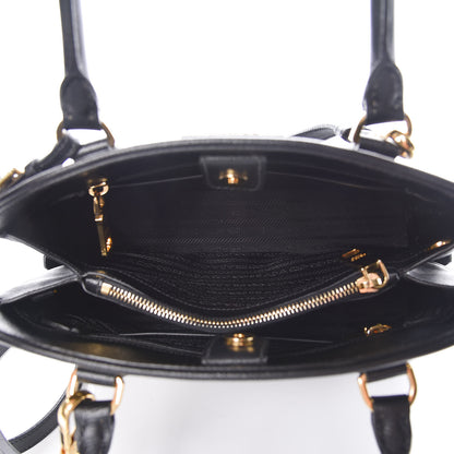 Prada Saffiano Lux Open Promenade Tote Black 6 of 10