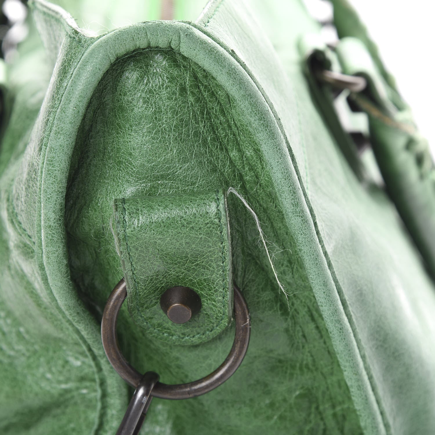 Balenciaga Agneau Classic Hardware City Vert Gazon 16 of 25