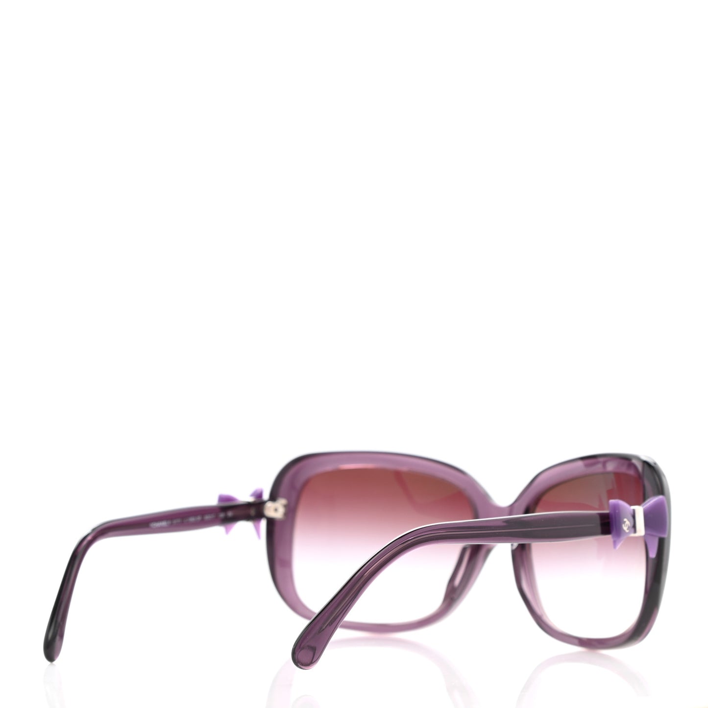 Acetate CC Bow Sunglasses 5171 Purple