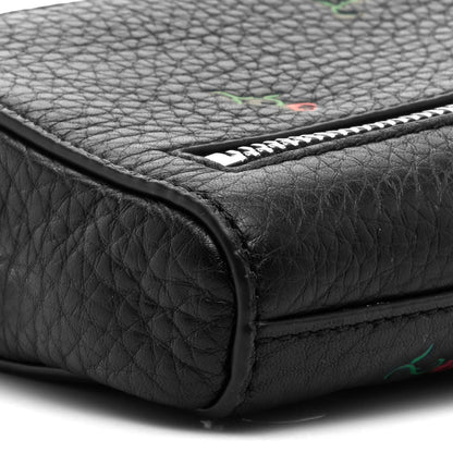 Alexander Wang Pebbled Lambskin Rose Large Fumo Clutch Black 5 of 9