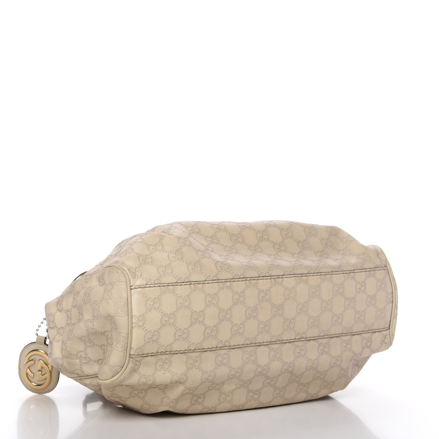Gucci Guccissima Medium Sukey Tote Mystic White 4 of 15