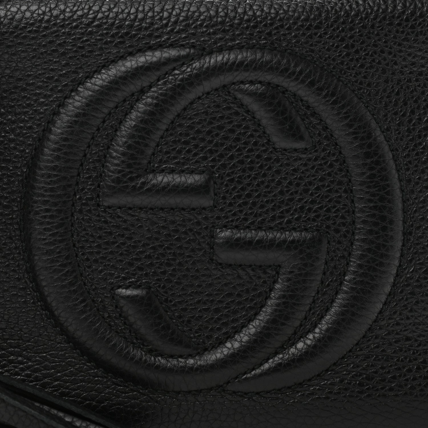 Gucci Pebbled Calfskin Small Soho Disco Bag Black 8 of 12
