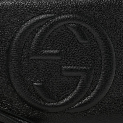 Gucci Pebbled Calfskin Small Soho Disco Bag Black 8 of 12