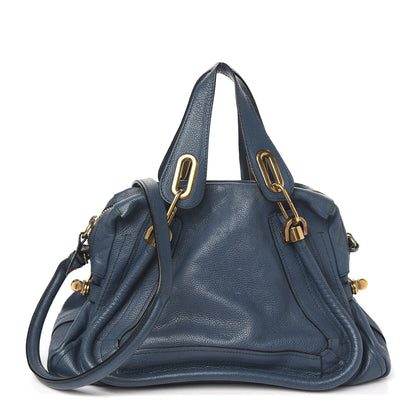 Chloe Calfskin Medium Paraty Peacock Blue 1 of 9