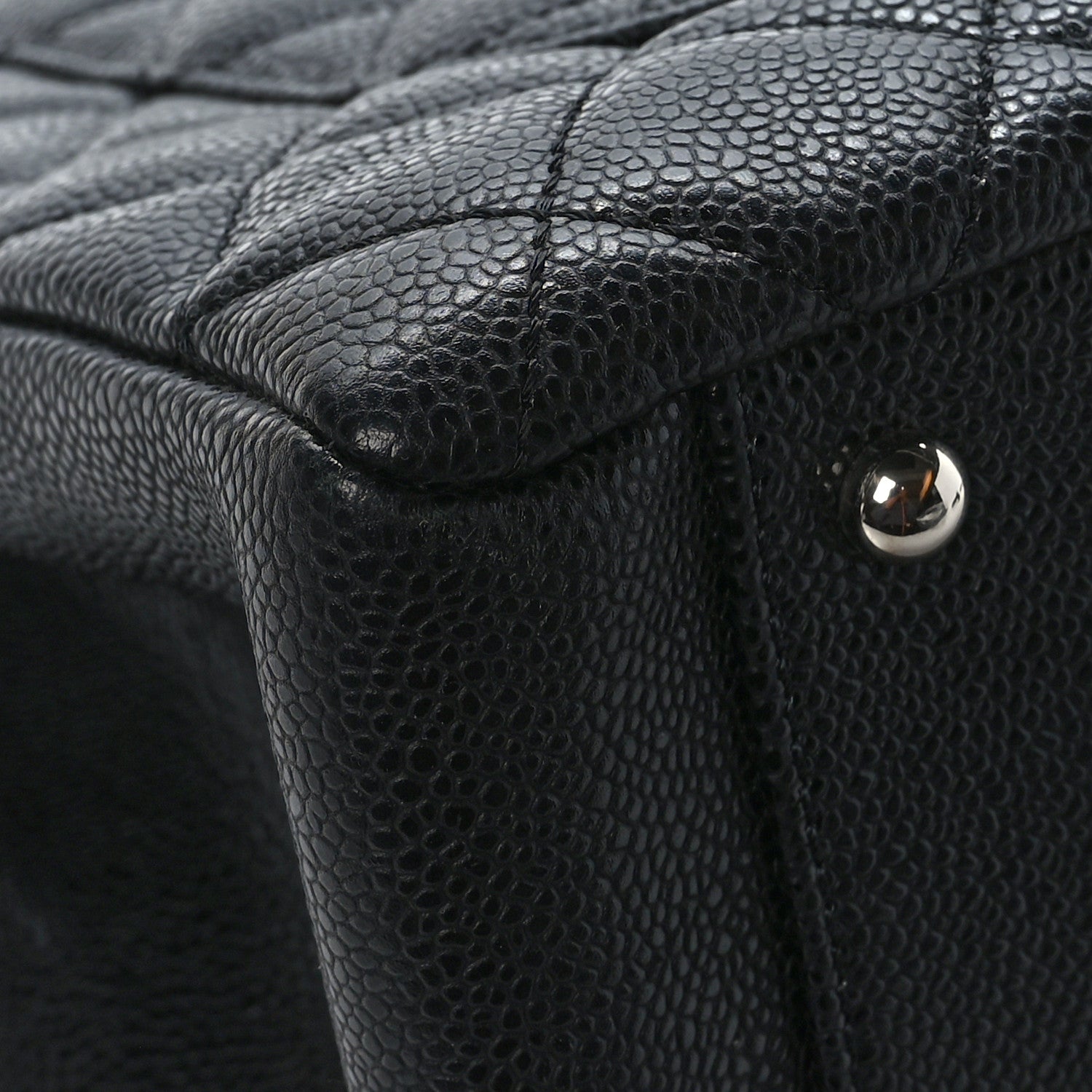 Chanel Caviar Quilted XL Grand Shopping Tote GST Black 11 of 12