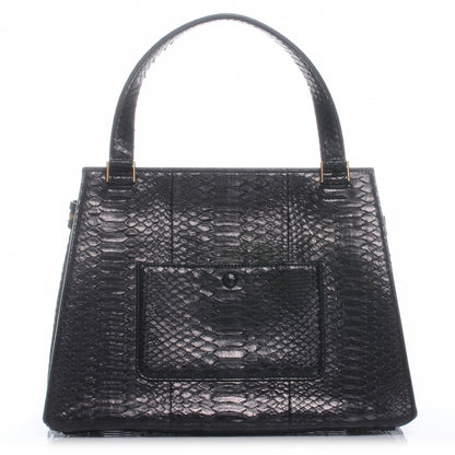 Celine Python Medium Edge Shoulder Bag Black 1 of 6
