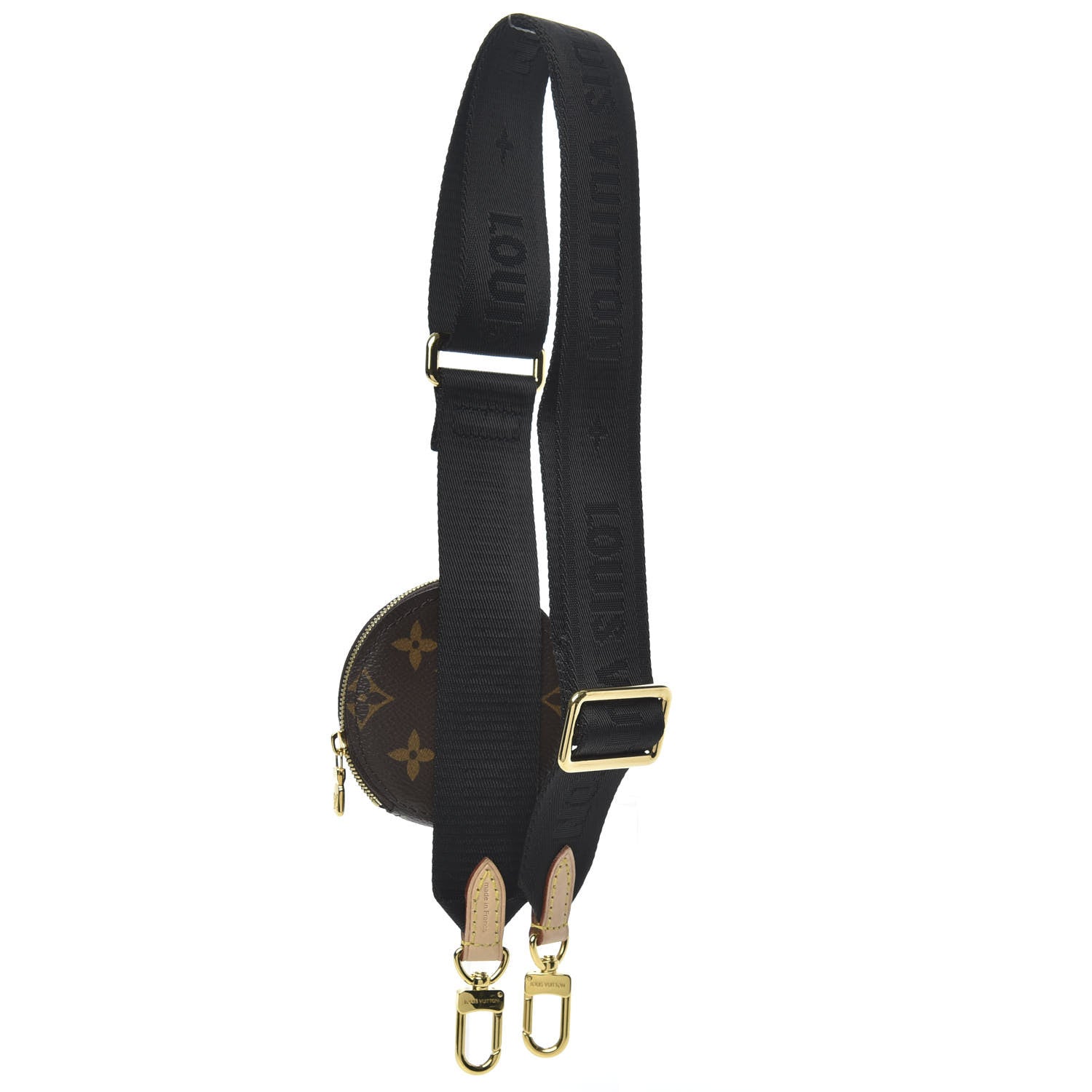 Louis Vuitton Monogram Multi Pochette Accessories Bandouliere Shoulder Strap Black 2 of 5