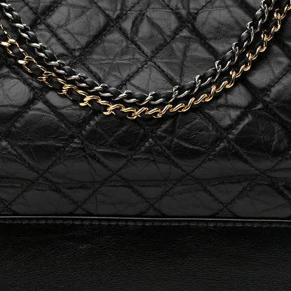 Chanel Aged Calfskin Quilted Medium Gabrielle Hobo Black 8 of 12