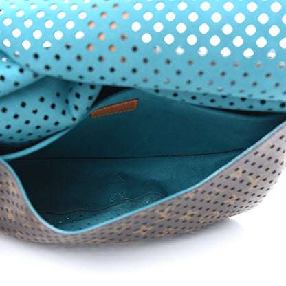 Louis Vuitton Monogram SC Flore Saumur Teal 4 of 10