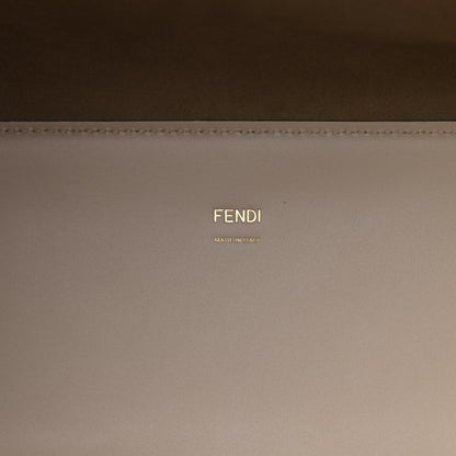 Fendi Vitello King Plexiglass Elaphe Python Print Logo Medium Fendi Sunshine Shopper Tote Nuvola Daisy Roccia 6 of 12