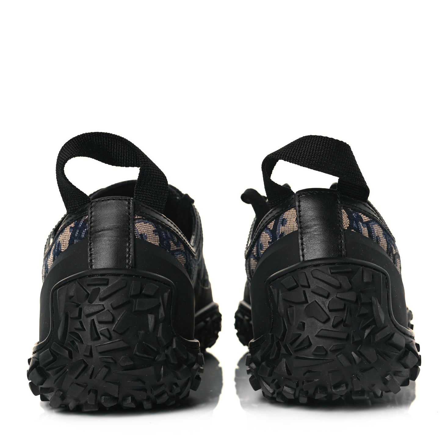 Jacquard Rubber Oblique Mens B28 Low Top Sneakers 44 Black Apricot