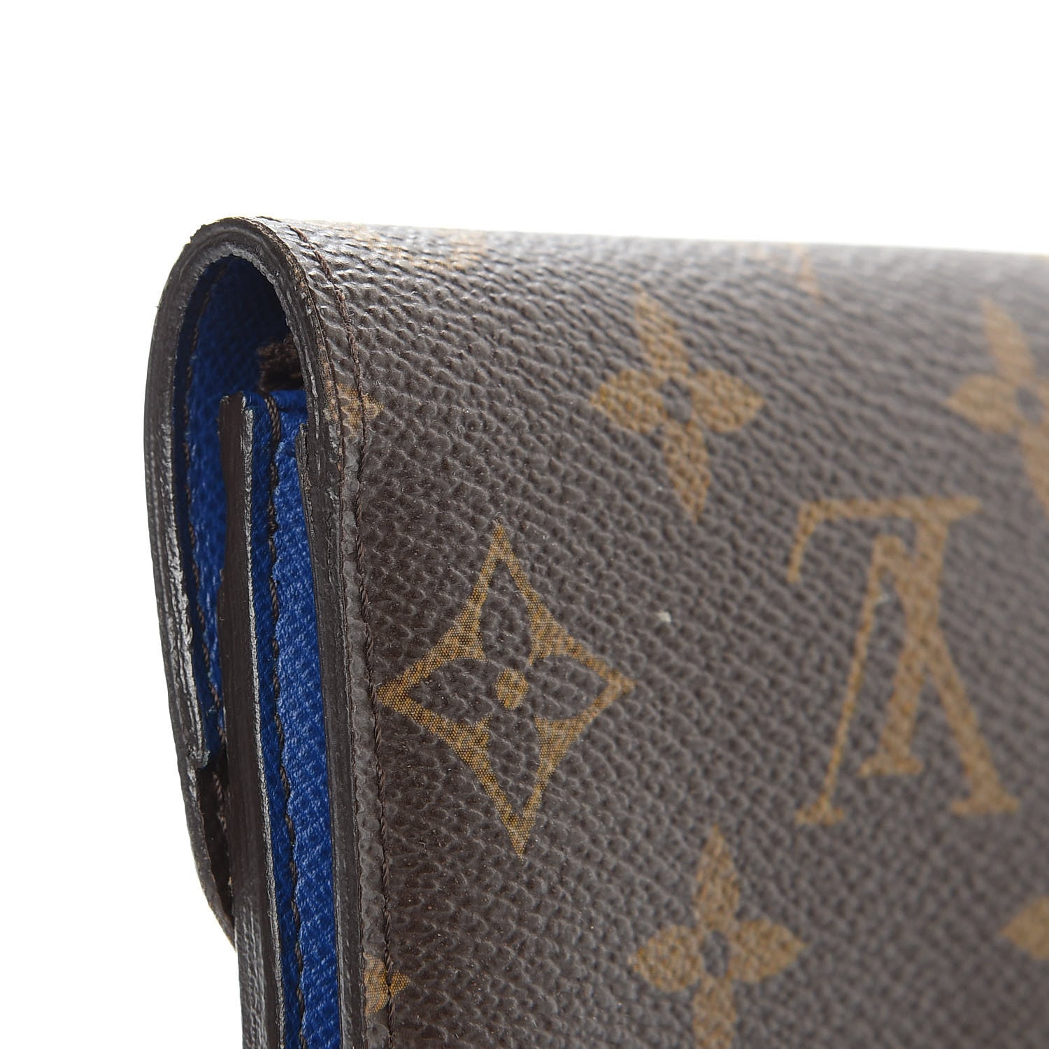 Louis Vuitton Monogram Emilie Wallet Blue 8 of 11