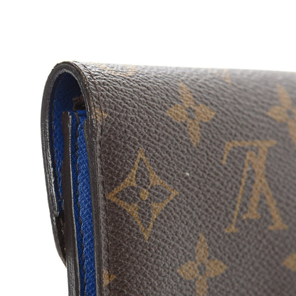Louis Vuitton Monogram Emilie Wallet Blue 8 of 11