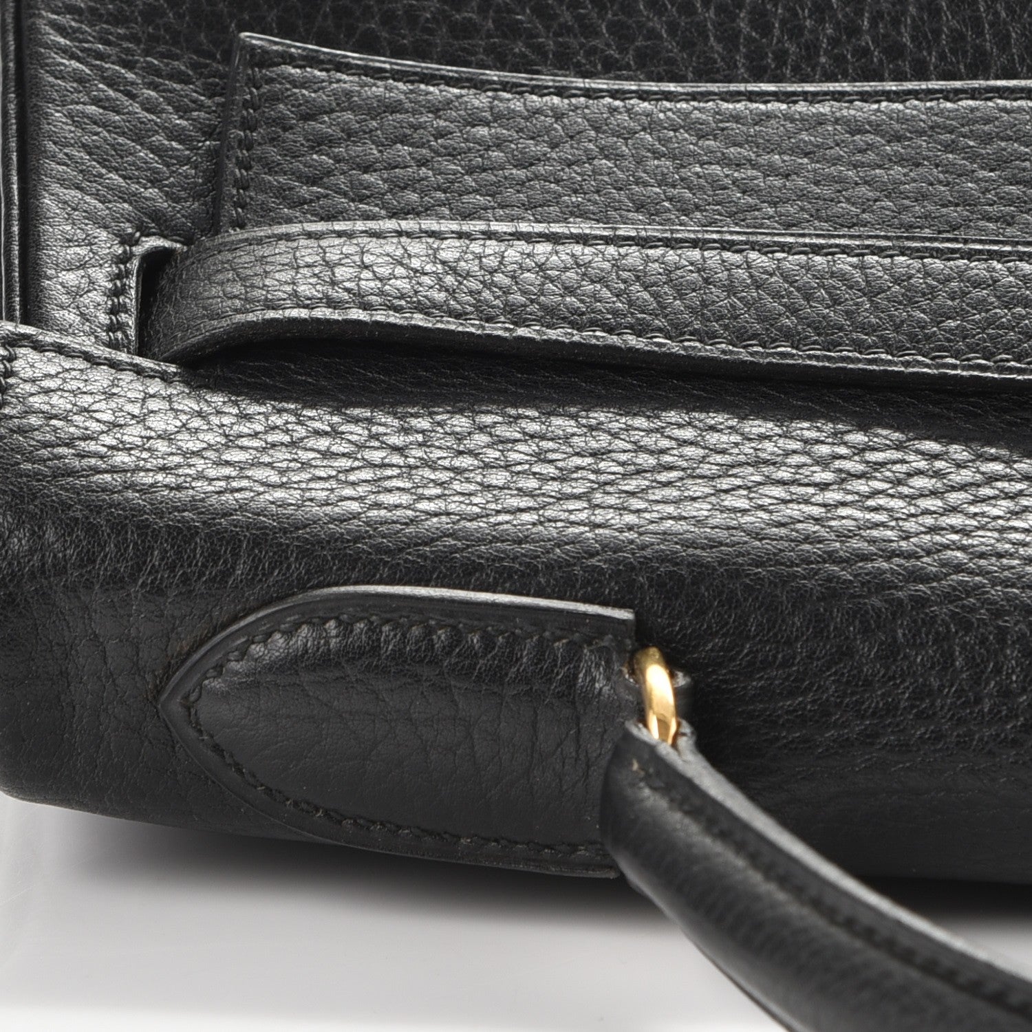 Hermes Taurillon Clemence Kelly Retourne 32 Black 11 of 35