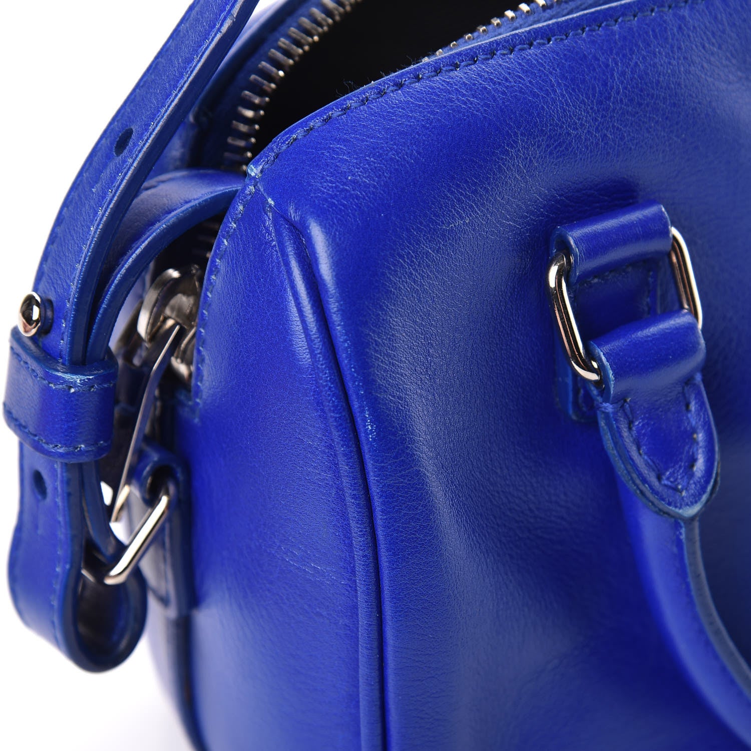 Saint Laurent Calfskin Toy Classic Duffle Blue 17 of 18