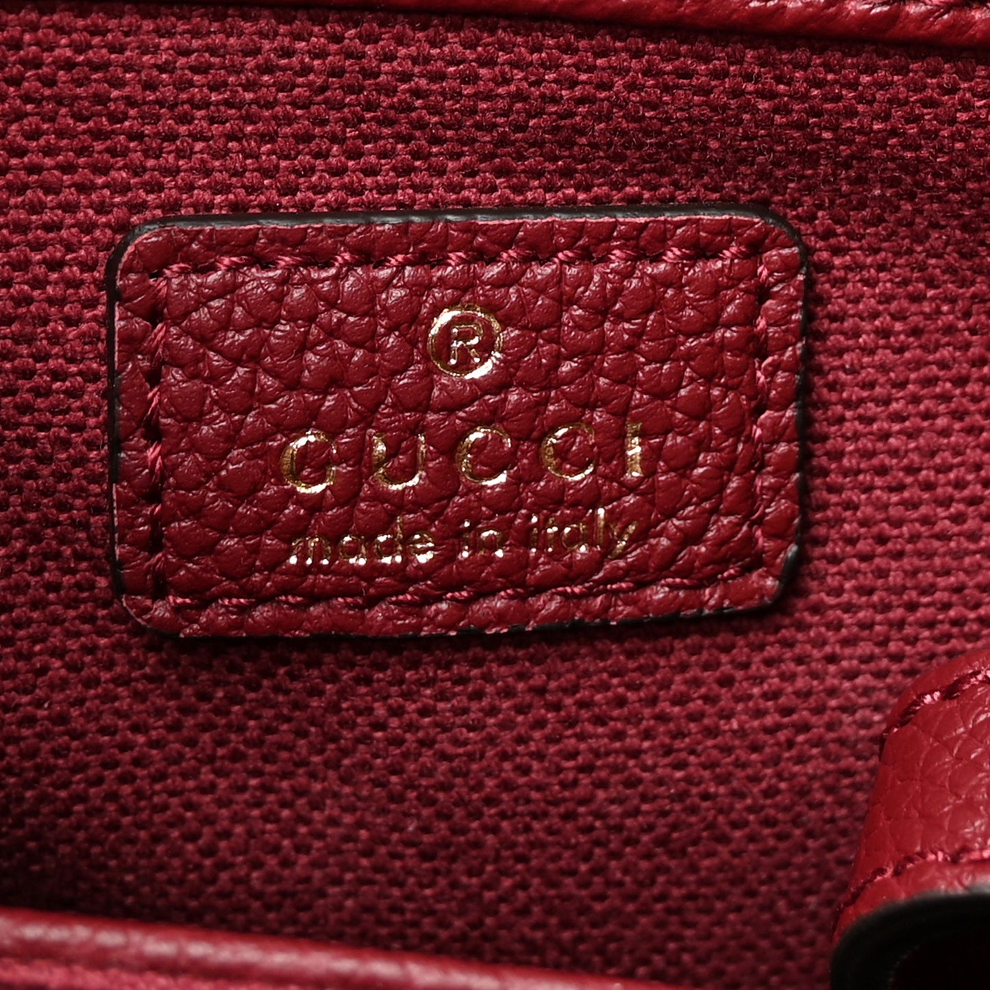 Pebbled Calfskin Small Jackie Tote Ancora Red
