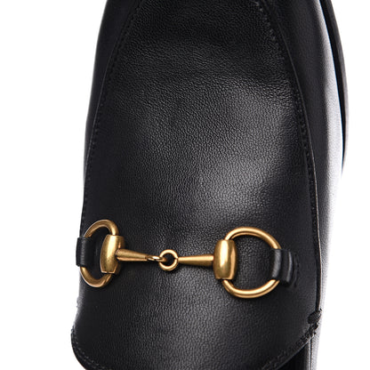 Gucci Lambskin Womens Brixton Horsebit Loafers 35 Black 10 of 11