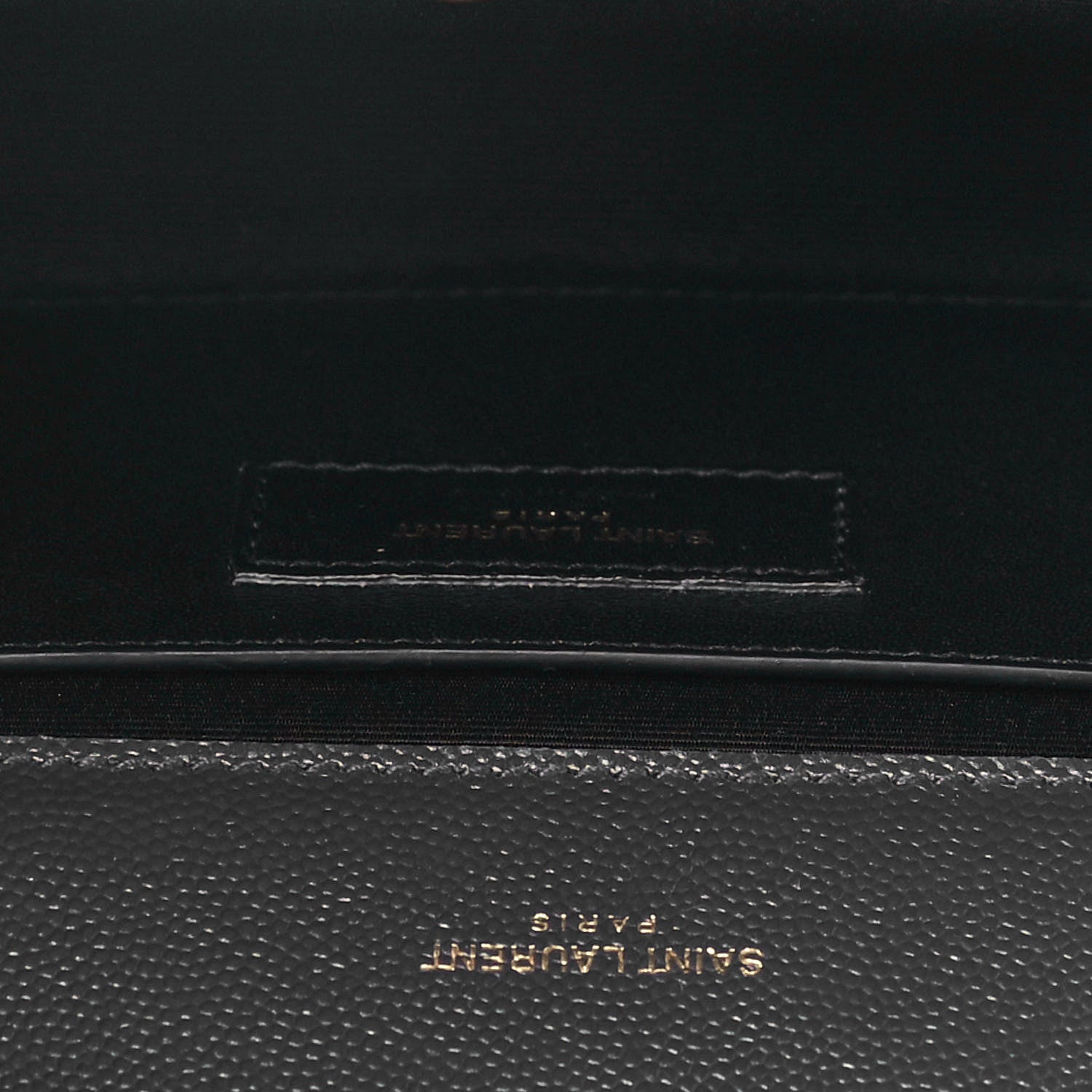 Saint Laurent Grain De Poudre Small Classic Monogram Kate Tassel Satchel Dark Smog 6 of 10