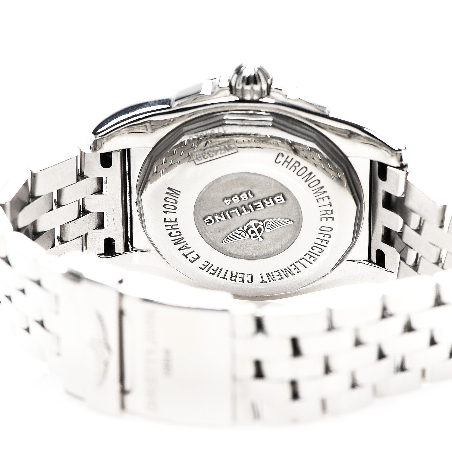 Breitling Stainless Steel 36mm Galactic SleekT Quartz Watch Black W74330 4 of 6