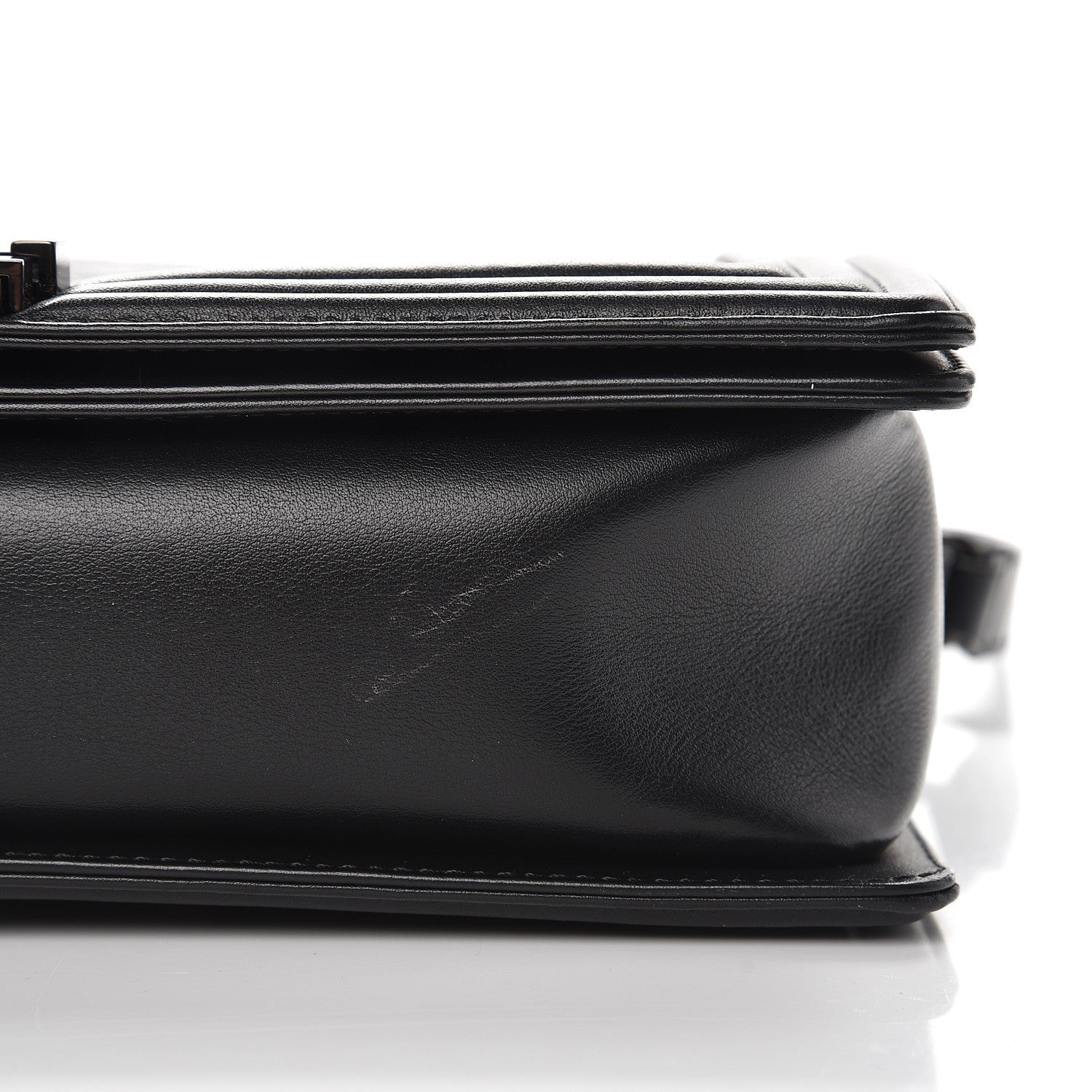 Chanel Calfskin Quilted New Medium Boy Flap So Black 10 of 11